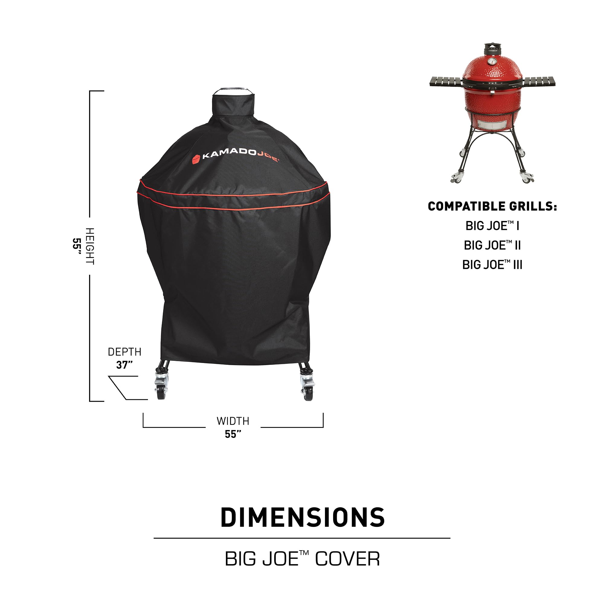 Amazon.com : Kamado Joe Big Joe Series 24-inch Ceramic Charcoal